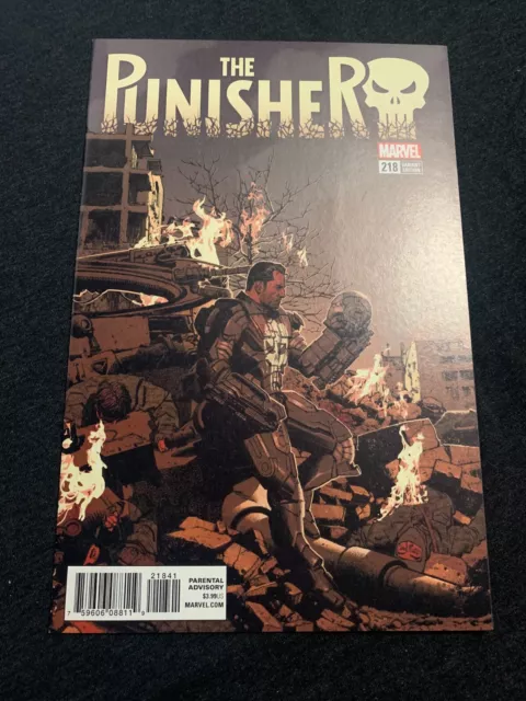 Punisher #218 1:25 Smallwood Variant Punisher War Machine Marvel 1st Print Key