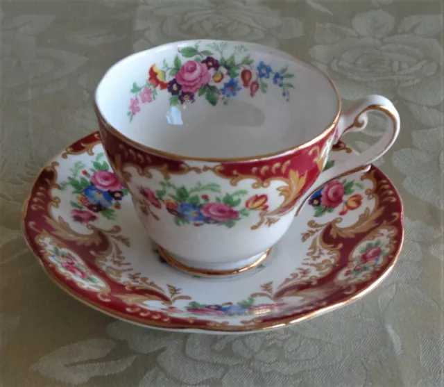 Royal Standard England Bone China Demitasse Coffee Cup & Saucer Duo *Lady Fayre