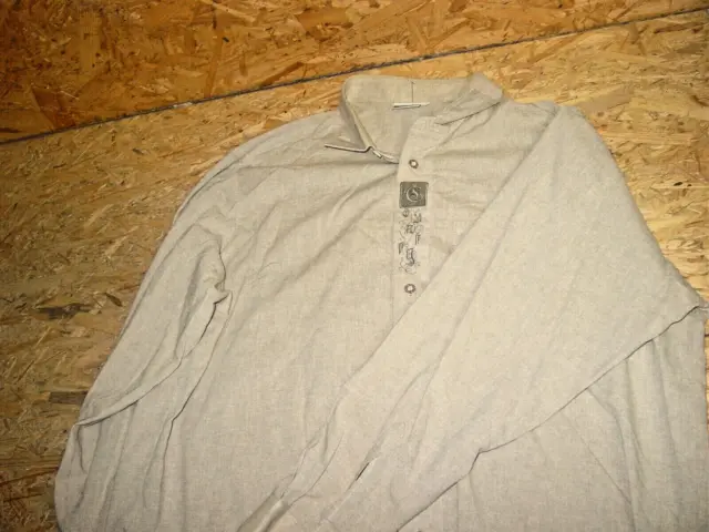Camicia folcloristica camicia/maniche lunghe di ALPHORN taglia 46 (XXL) beige leggero da vedere