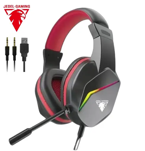 Jedelit Gaming Headset GH-268 Stereo 3.5mm Mikrofon LED PS5 I PS4 I Xbox I PC