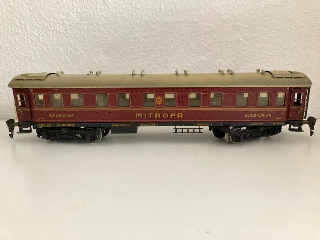 Märklin Blech Wagen Mitropa Schlafwagen 19430  Spur 0 Modellbahn