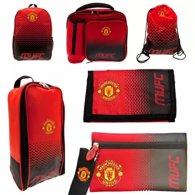 Manchester United FC Offizieller Fußballartikel Rucksack Bootbag MUFC Geschenk