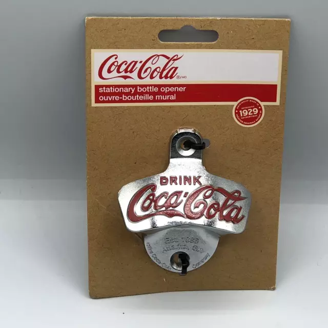 TableCraft Stationary Coca-Cola Bottle Opener 2017 New with Package