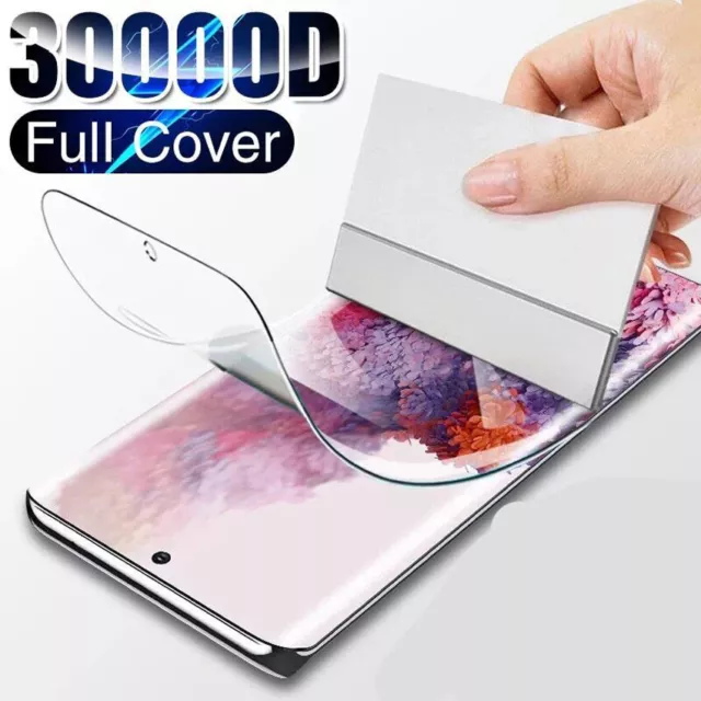 TPU Soft Screen Protector Film For Samsung S23 S22 S21 S20 Plus Ultra 5G