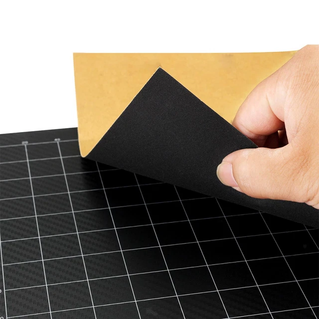 Pei Spring Steel Sheet Double Sided Flexible Magnetic Sticker for 3D Printer