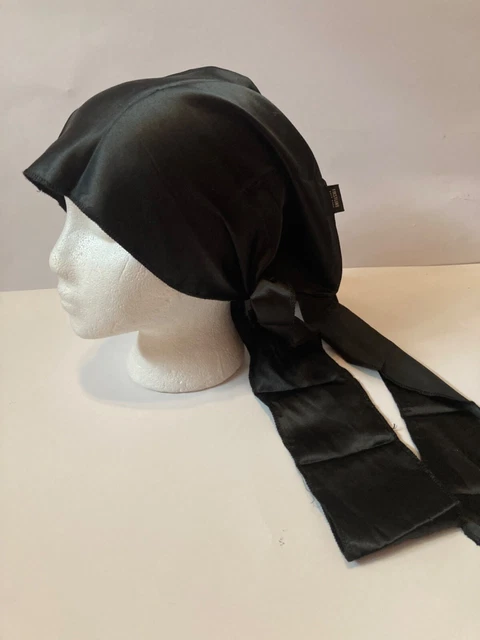 Unisex Firstline SLEEK Do Rag Silky Black Do Rag Bandana New with Defect