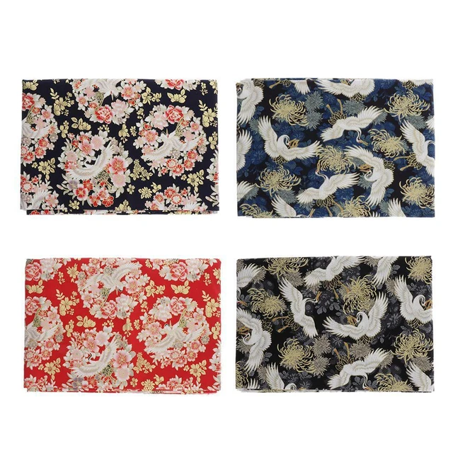 Japanischer   Meterware, Dekostoff aus Baumwolle für Polsterung und