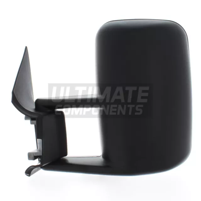 For Mercedes Sprinter Van 1995-2006 Manual Wing Door Mirror Black Passenger Side