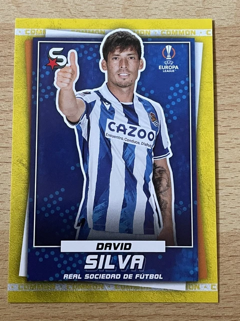 David Silva Auto Gold Drip Topps