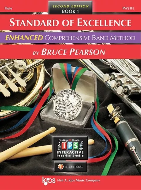 Standard of Excellence (SOE) Enhanced, Book 1 + Audio-Flute-Kjos Music