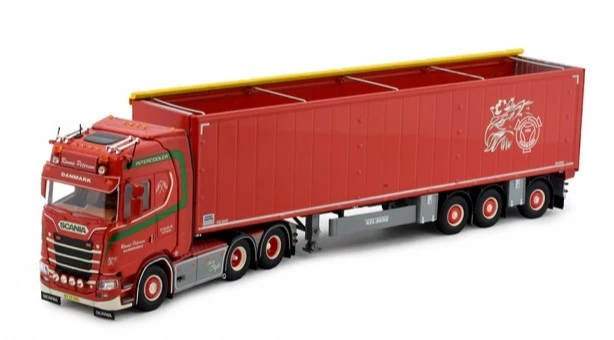 Camion TEKNO SCANIA S Avec Remorque Frigorifique JENS BODE – 1/50, Métal Et Plastique