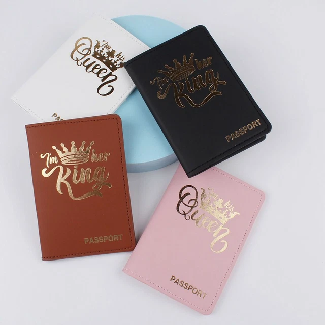 Portable PU Leather For Travel ID Package ID holder Card Package Passport Case