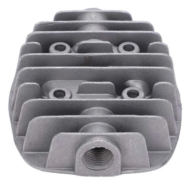 Durable Culasse Kompressorkopf G1/2In Gris Filetage Intérieur Pneumatique