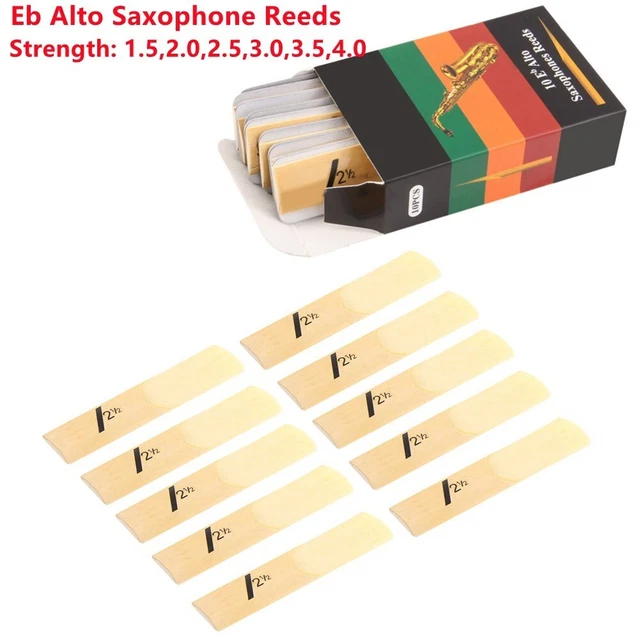 10 pièces accessoires de saxophone anches saxophone alto anche saxophone les pl