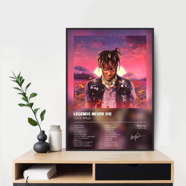 Cheap Juice Wrld Poster, Juice Wrld Album Legends Never Die Poster