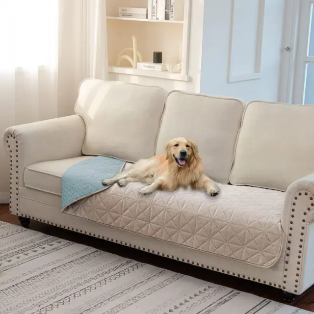 Cubierta de sofá impermeable para asientos cubierta de sofá para perros cubierta de sofá mascota cubierta de terciopelo para
