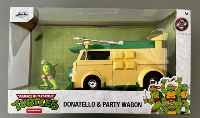 Ninja Turtles Donatello mit Auto TMNT Jada Modellauto 1:24 NEU