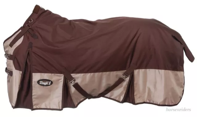 Winter Horse Turnout Blanket - 1680D Heavy Weight Extreme Snuggit Brown 69"-84"