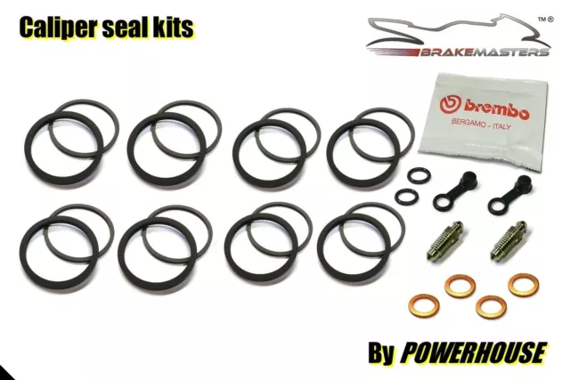 BMW F800 ST front brake caliper seal repair rebuild kit 2006 2007 set Brembo