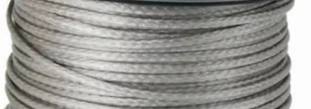 Dyneema (UHWMPE) 4mm X 100 metre Roll - 1,450Kg BL - Light Grey