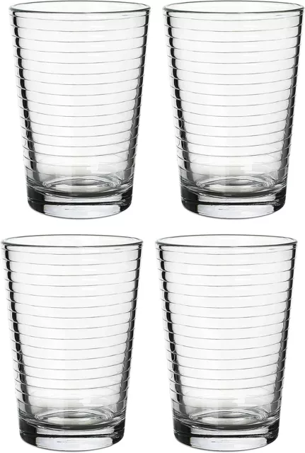 YumchikeL Juice Glasses 7 Oz ,Set of 4 Drinking Glass for Soda Juice, Milk, Coke