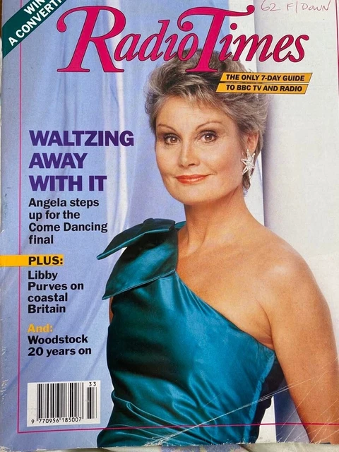 RADIO TIMES MAGAZINE 1989/25/8 Angela Rippon. Caron Keating. Tammy ...