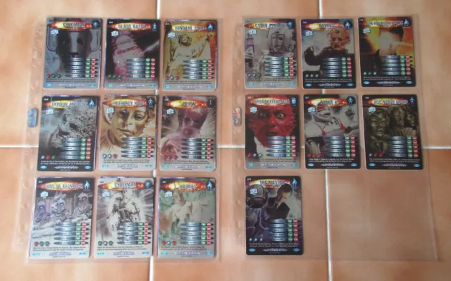 Dr Doctor Who Battles in Time ULTIMATE MONSTERS - All 25 RARE Foil Cards Set