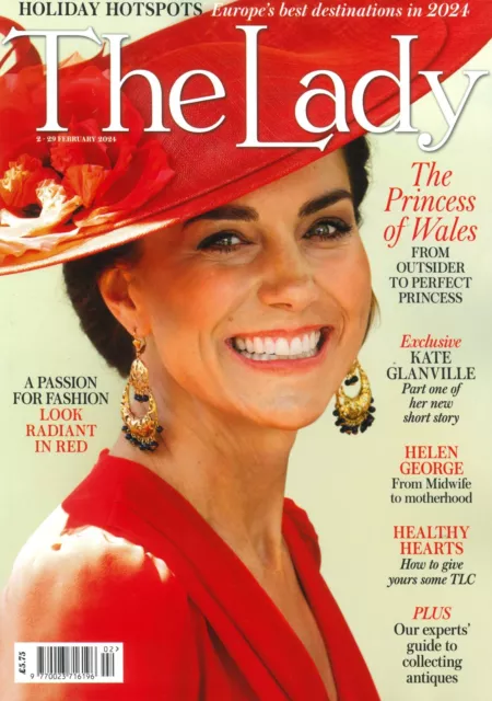 Lady Magazine: Princess Kate, Helen George, Valentine's Day, Royalty, Feb 2024