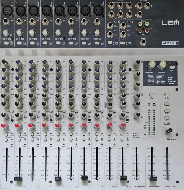 Mixer Lem rd 122 fx Funzionante Ma Leggi Descrizione