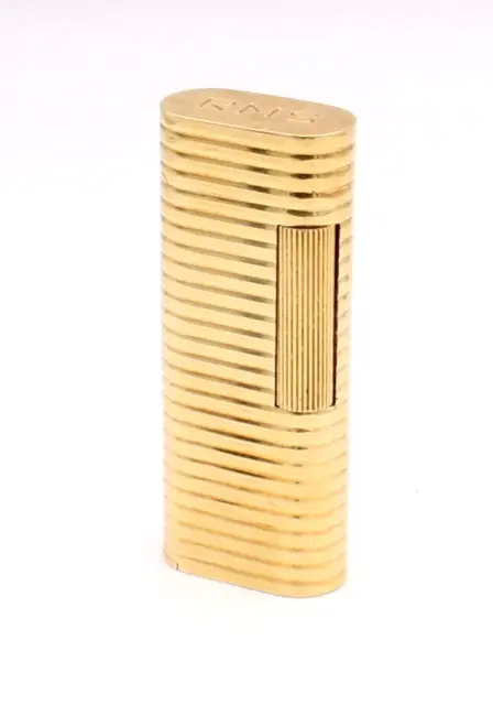 VINTAGE 18K VANCLEEF & Arpels Dunhill 18k Yellow Gold Lighter #M43795-1 ...