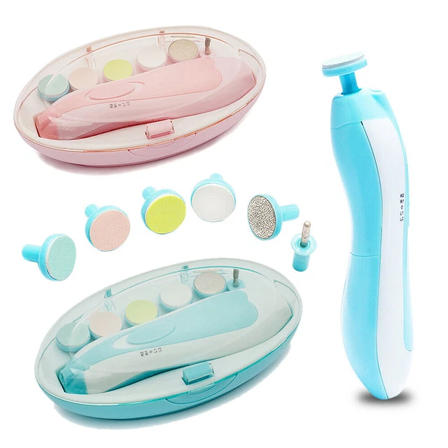 Elettrico Bambino Lima per Unghie Trimmer/Manicure Toes Orlo Smalto Cura Set ❤