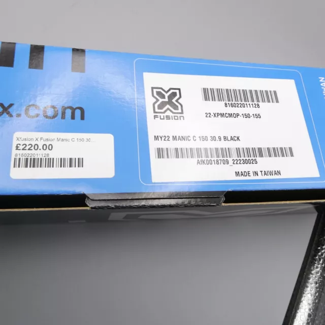 X-Fusion Bicycle Cycle Bike Manic 150 Seatpost 30.9 Black XF-22-XPMCMOP-150-155