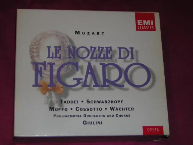 OPERA Mozart: LE NOZZE DI FIGARO  2CD