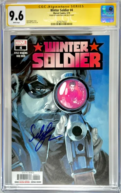 Sebastian Stan Signed CGC Signature Series Graded 9.6 Winter Soldier #4