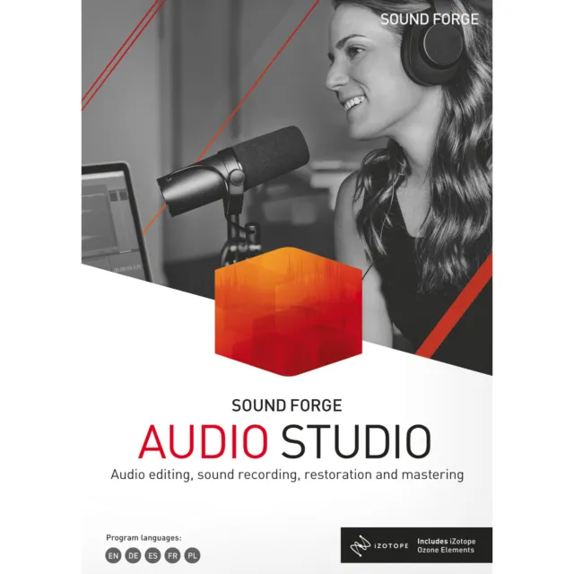 MAGIX SOUND FORGE Audio Studio 15 | Digitaler Download | Schneller Versand | NEU