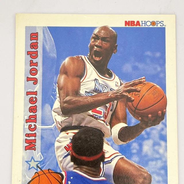 michael jordan nba hoops all star card
