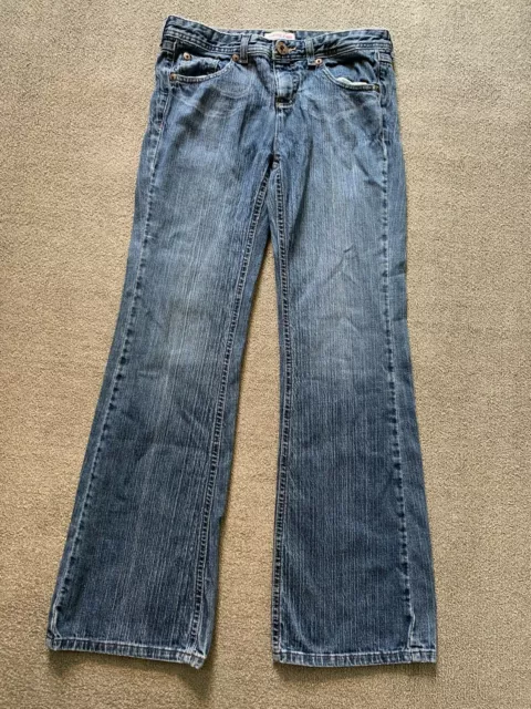 Tommy Hilfiger Womens Blue Jeans Size 7 R Denim Pants Button Pockets