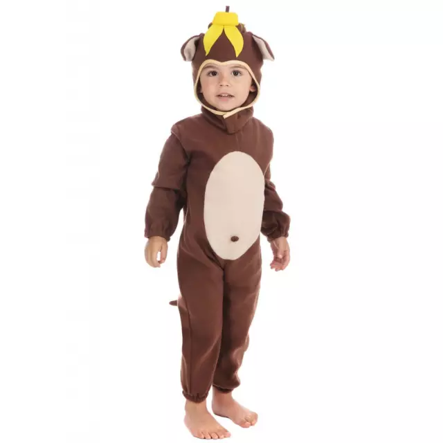 CARINO COSTUME IN pelliccia bambino scimmia giungla George tutto in uno  abito da bambino abito elegante EUR 27,86 - PicClick IT