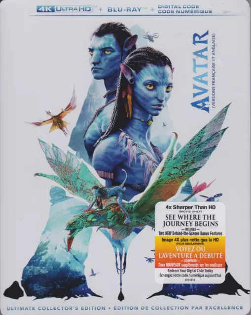 Avatar (2009) Ultimate Collector's Edition 4K Ultra Hd & Bluray & Digital Set