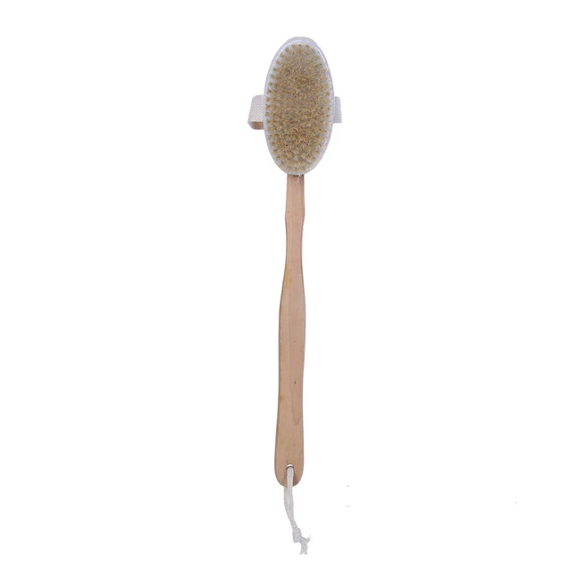 Brosse Sèche épurateur De Dos Pour Douche Avec Brosse Naturelle Pour