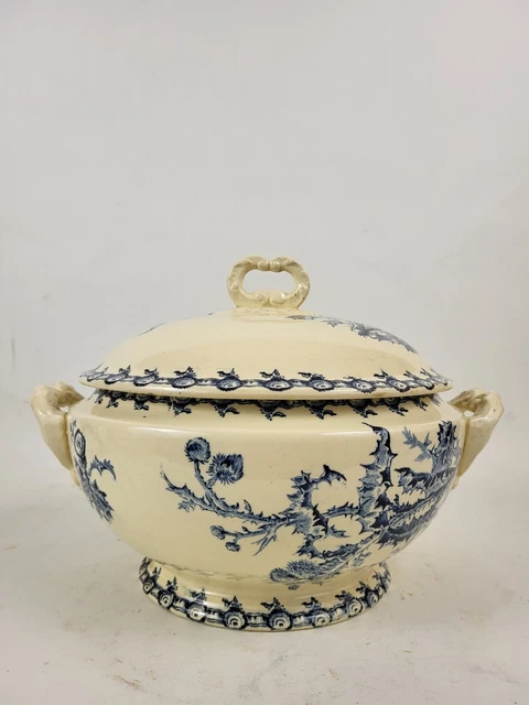 Soupière en faïence de Gien modèle Chardon