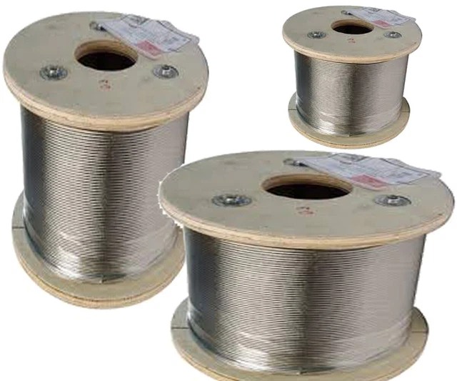 100 M Drahtseilspule Inox A4 Balustrade Inox Câble de Traction 7x7 Ou 7x19