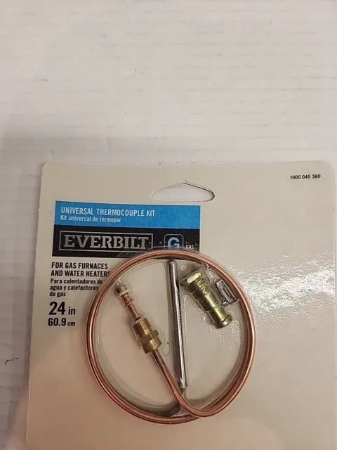Everbilt. 24" Thermocouple Kit Gas Furnaces Water Heaters .  New.
