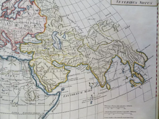 Ancient World Europe North Africa Middle East India Mediterranean 1797 map 3