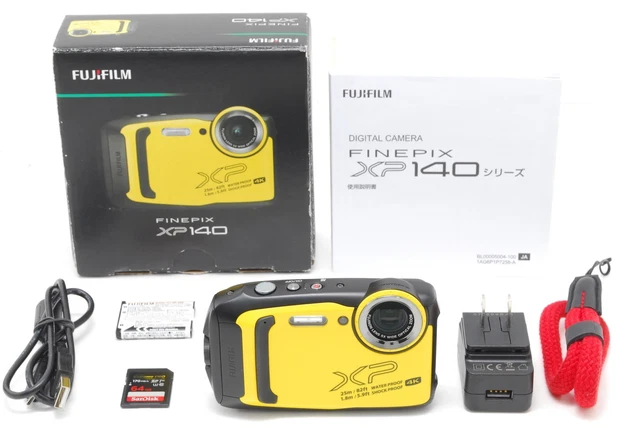 MINT W/BOX] FUJIFILM FinePix XP140 Waterproof Digital Camera
