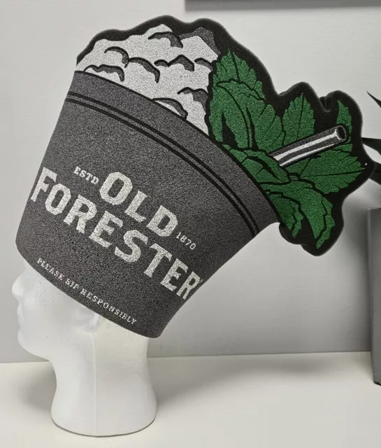 Old Forester Bourbon Mint Julep Kentucky Derby Foam Hat