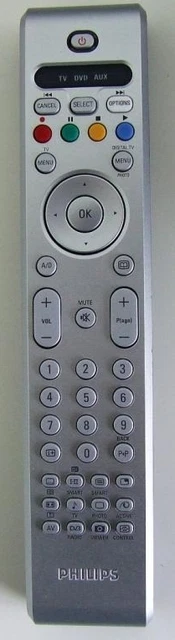 Télécommande Générique Pour Téléviseurs Philips 32PFL3007 - Neuf - Compatible 32PFL3007H/12 Etc.