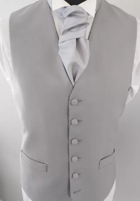 Traditional Dove Grey Formal Boy's Waistcoats Ideal For Weddings, Ascot, Parties