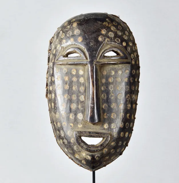 Beautiful BALI or Ndaaka wood Mask Ituri Area Congo Drc African Tribal Art 1731