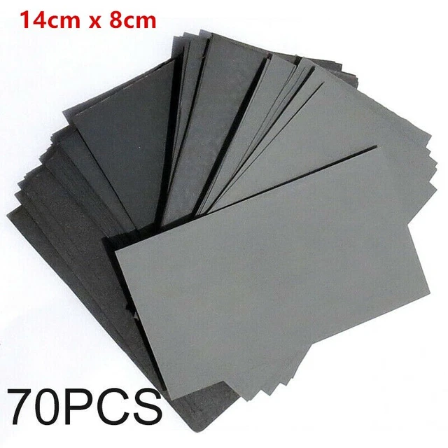 Carta abrasiva secca bagnata premium 70 pz. 600 800 1000 1200 1500 200